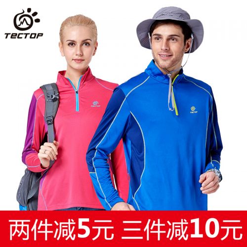 T-shirt sport pour femme TECTOP à manche longue en polyester - Ref 2021693