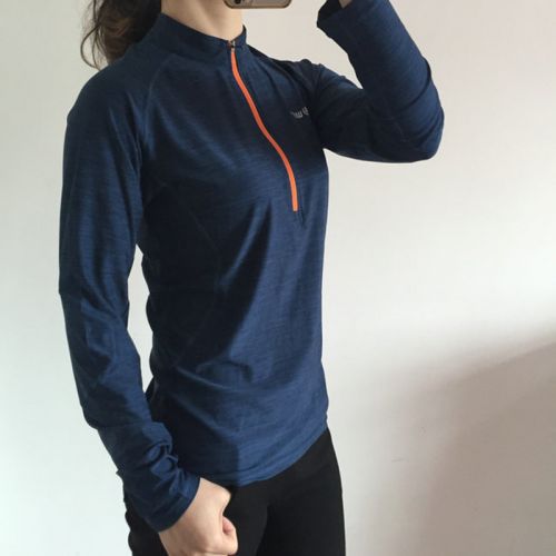 T-shirt sport pour femme à manche longue en nylon - Ref 2021709