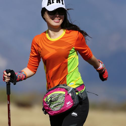 T-shirt sport pour femme à manche longue - Ref 2021747