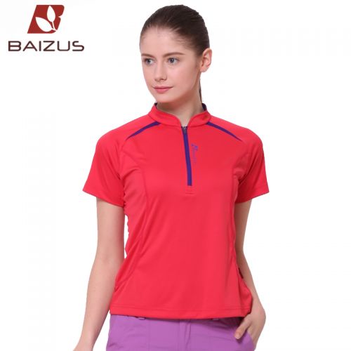 T-shirt sport pour femme à manche courte en polyester - Ref 2021819
