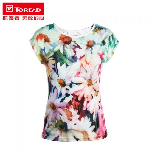 T-shirt sport pour femme TOREAD à manche courte en polyester - Ref 2021827