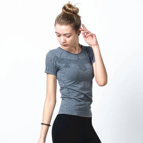 T-shirt sport pour femme RUZZFAIR à manche courte en polyester - Ref 2021872