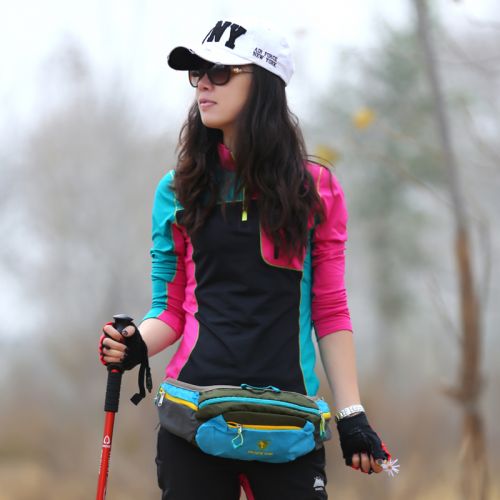 T-shirt sport pour femme à manche longue en nylon - Ref 2021922