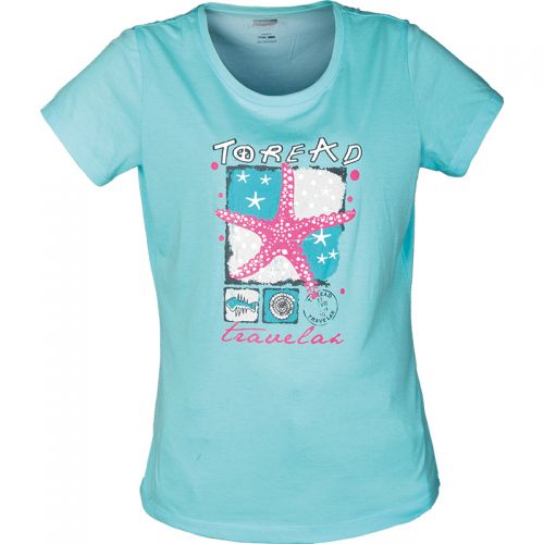 T-shirt sport pour femme TOREAD à manche courte en coton - Ref 2021947