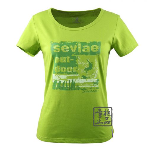T-shirt sport pour femme à manche courte en coton - Ref 2021961