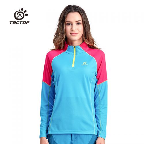 T-shirt sport pour femme TECTOP à manche longue en polyester - Ref 2022087