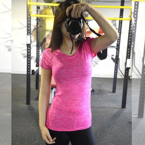 T-shirt sport pour femme RUZZFAIR à manche courte en polyester - Ref 2022092
