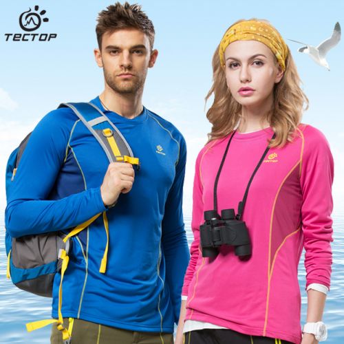 T-shirt sport pour femme TECTOP à manche longue en polyester - Ref 2022102