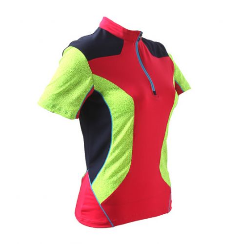 T-shirt sport pour femme à manche courte en CVC - Ref 2022128