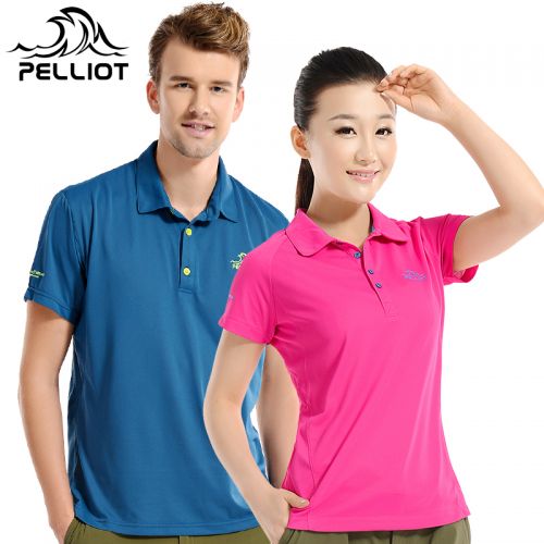 T-shirt sport pour femme PELLIOT à manche courte en polyester - Ref 2022139