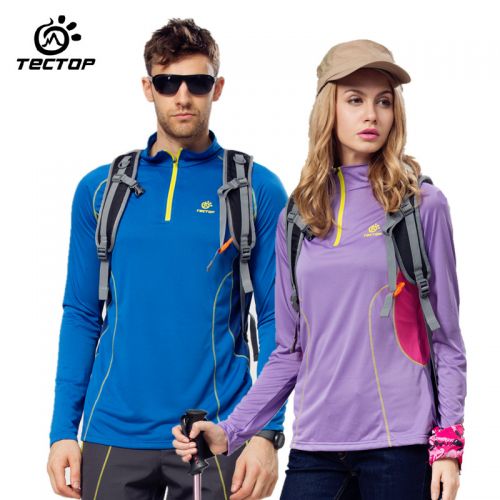 T-shirt sport pour femme TECTOP à manche longue en polyester - Ref 2022161