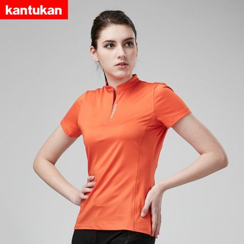 T-shirt sport pour femme KANTUKAN à manche courte en polyester - Ref 2022256