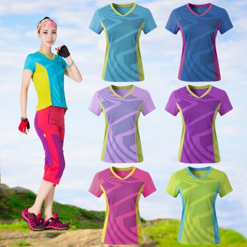 T-shirt sport pour femme à manche courte - Ref 2022285