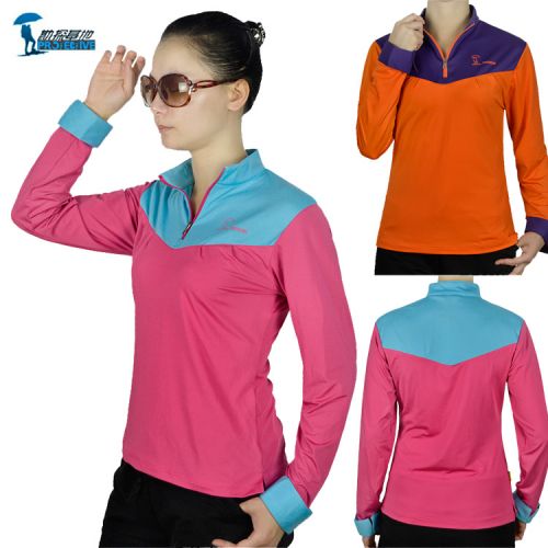T-shirt sport pour femme à manche longue en nylon - Ref 2022356