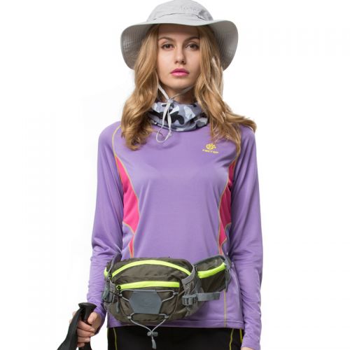 T-shirt sport pour femme à manche longue en polyester - Ref 2022362