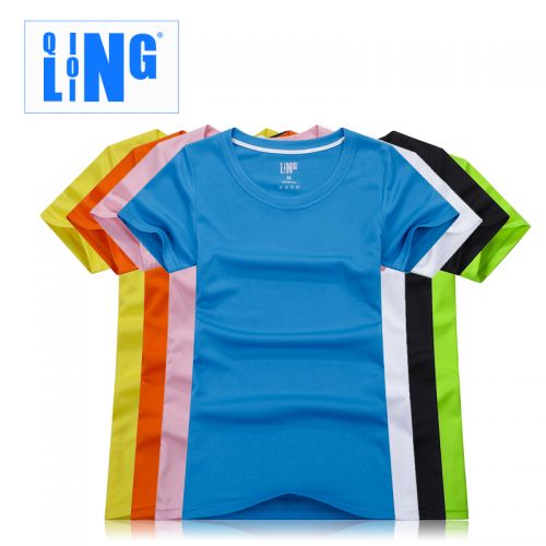 T-shirt sport pour femme à manche courte en polyester - Ref 2022373