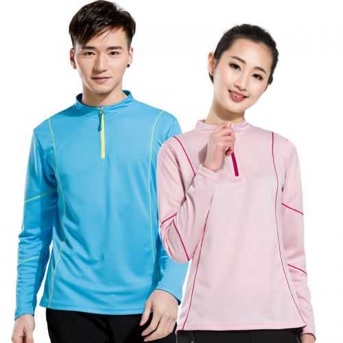 T-shirt sport pour femme à manche longue en polyester - Ref 2022402