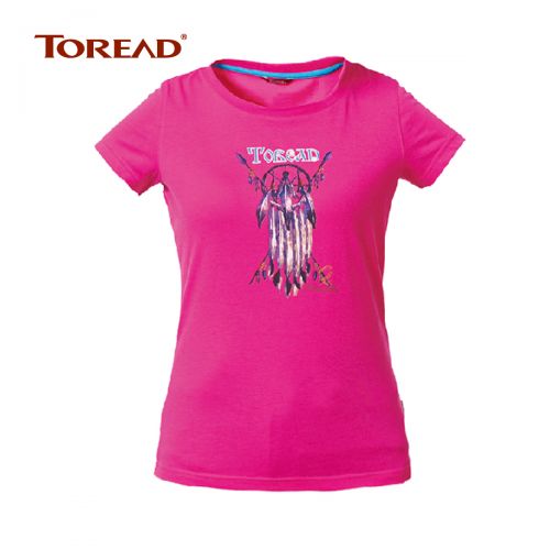 T-shirt sport pour femme TOREAD à manche courte en coton - Ref 2022434