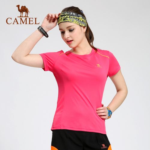T-shirt sport pour femme CAMEL à manche courte - Ref 2022439
