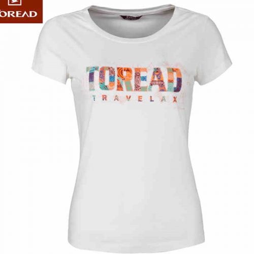 T-shirt sport pour femme TOREAD à manche courte en coton - Ref 2022454