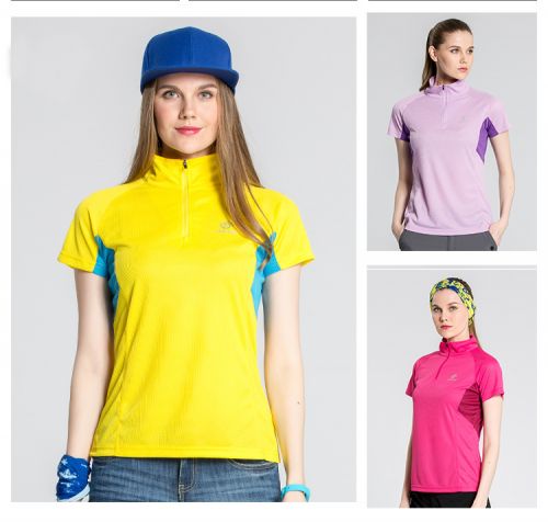 T-shirt sport pour femme TECTOP à manche courte en polyester - Ref 2022485