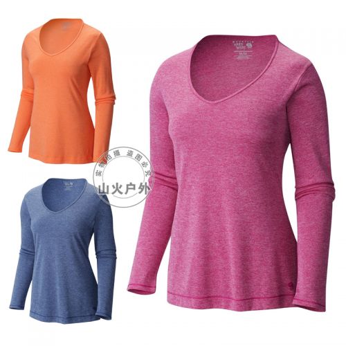 T-shirt sport pour femme MOUNTAIN HARDWEAR à manche longue - Ref 2022504