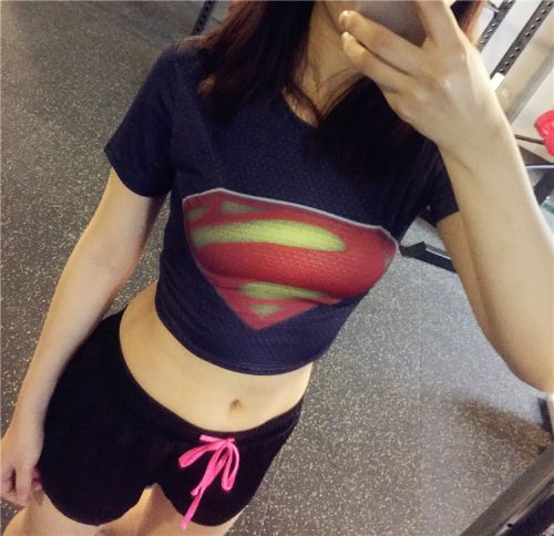 T-shirt sport pour femme RUZZFAIR à manche courte en polyester - Ref 2022558