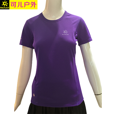T-shirt sport pour femme KAILAS à manche courte en polyester - Ref 2022611
