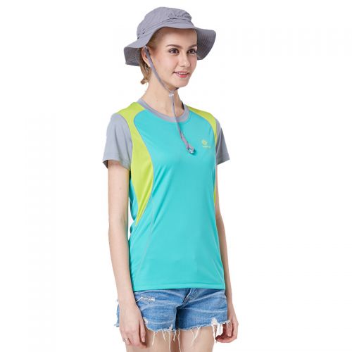 T-shirt sport pour femme TECTOP à manche courte en polyester - Ref 2022615