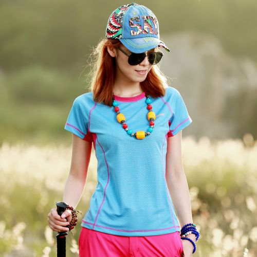 T-shirt sport pour femme à manche courte - Ref 2022655