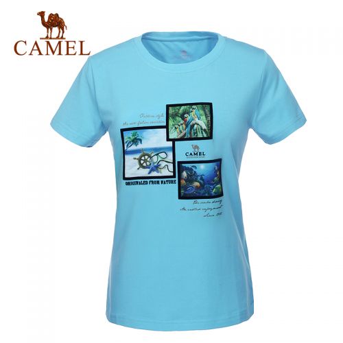 T-shirt sport pour femme CAMEL à manche courte - Ref 2022658