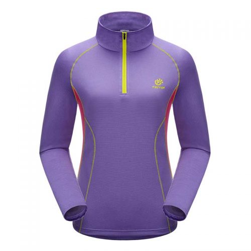 T-shirt sport pour femme TECTOP à manche longue en polyester - Ref 2022670