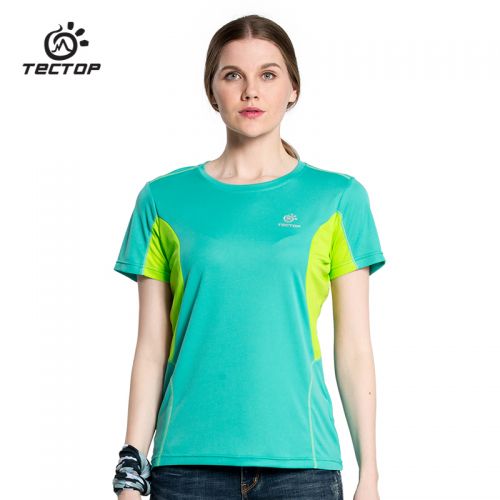 T-shirt sport pour femme TECTOP à manche courte en polyester - Ref 2022699