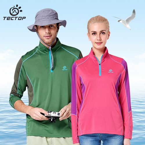 T-shirt sport pour femme TECTOP à manche longue en polyester - Ref 2022733