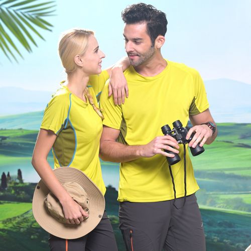 T-shirt sport pour femme à manche courte en polyester - Ref 2022736