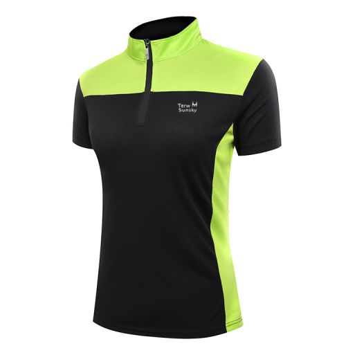 T-shirt sport pour femme TERWSUNSKY à manche courte en polyester - Ref 2022748