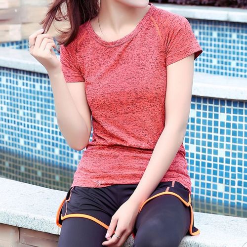 T-shirt sport pour femme SOBO à manche courte en nylon - Ref 2022858