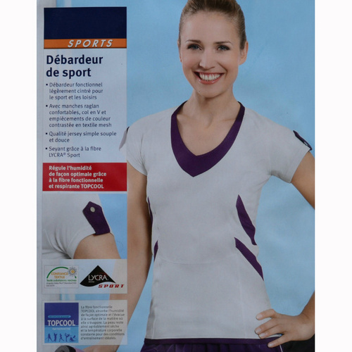 T-shirt sport pour femme - Ref 2022949
