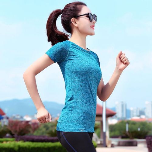 T-shirt sport pour femme SOBO à manche courte en nylon - Ref 2023025