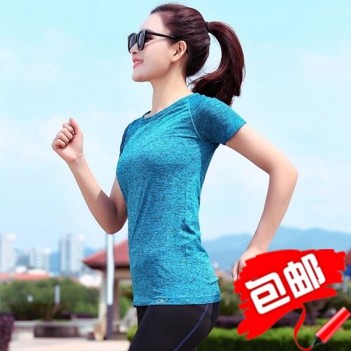 T-shirt sport pour femme à manche courte en nylon - Ref 2023051