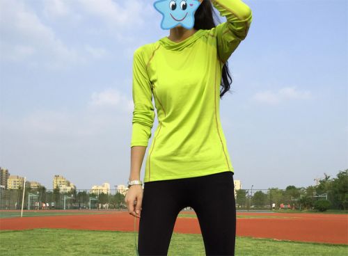 T-shirt sport pour femme à manche longue - Ref 2023091