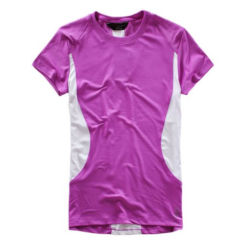 T-shirt sport pour femme à manche courte en polyester - Ref 2023144