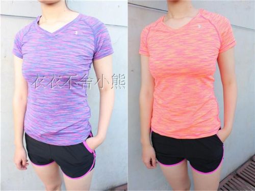 T-shirt sport pour femme à manche courte en polyester - Ref 2023213