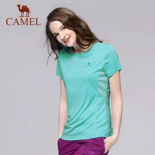 T-shirt sport pour femme CAMEL à manche courte - Ref 2023214