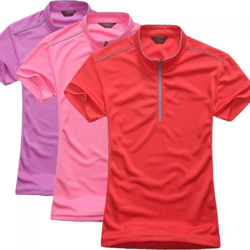 T-shirt sport pour femme à manche courte en CVC - Ref 2023228
