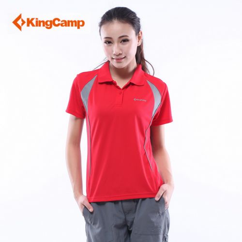 T-shirt sport pour femme KINGCAMP à manche courte en coton - Ref 2023283