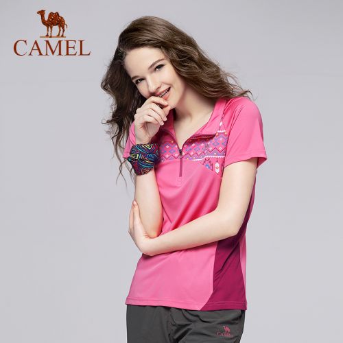 T-shirt sport pour femme CAMEL à manche courte - Ref 2023823