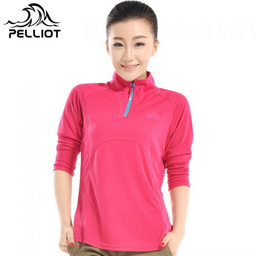 T-shirt sport pour femme PELLIOT à manche longue en polyester - Ref 2023843