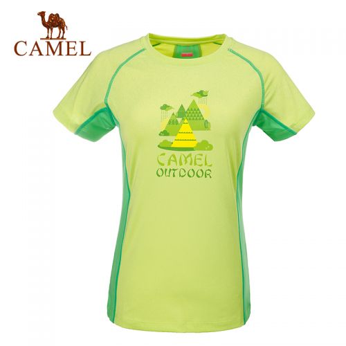 T-shirt sport pour femme CAMEL à manche courte - Ref 2025185