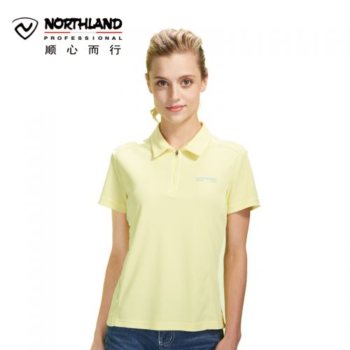 T-shirt sport pour femme NORTHLAND à manche courte en polyester - Ref 2025189